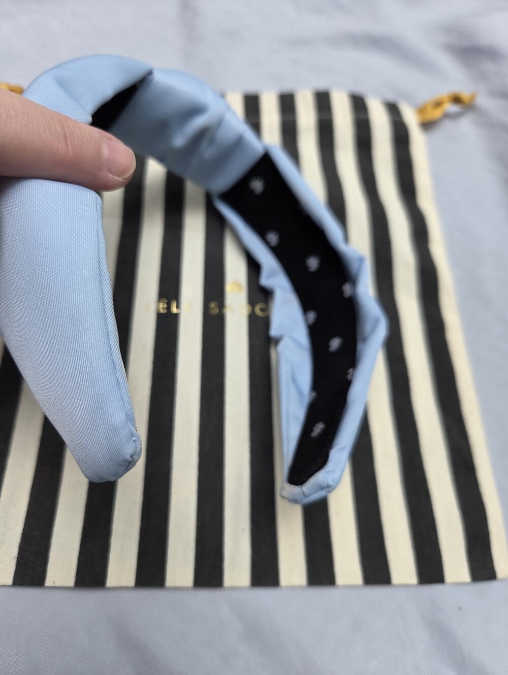 Lele Sadoughi Periwinkle Non-embellished Headband - Picture 6 of 7